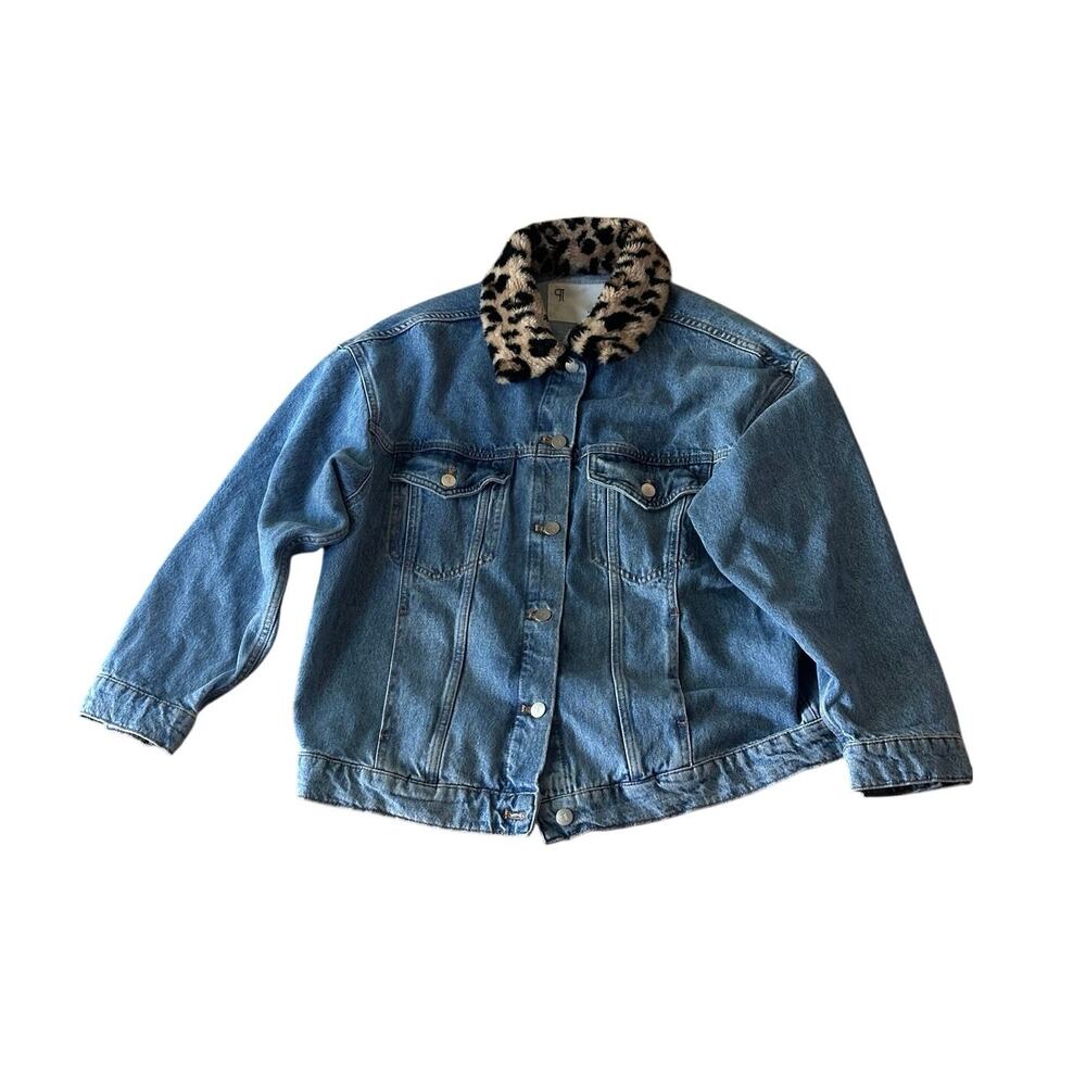 The Weston Denim Boyfriend Jacket by Pilcro: Printed Edition - Picture 3 of 7